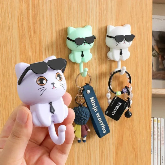 Sunglasses Cat Key Hook